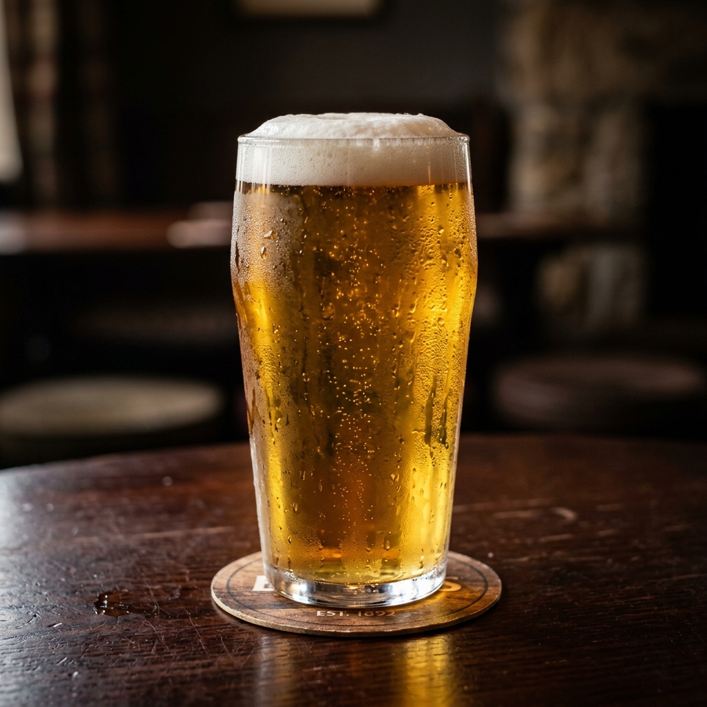 Pint of British Lager